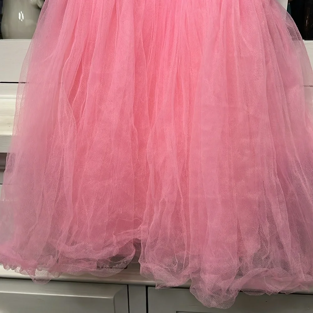 Kickee Pants Kids pink dress with tulle skirt and cupcake embroidery size 3T - Picture 8 of 8